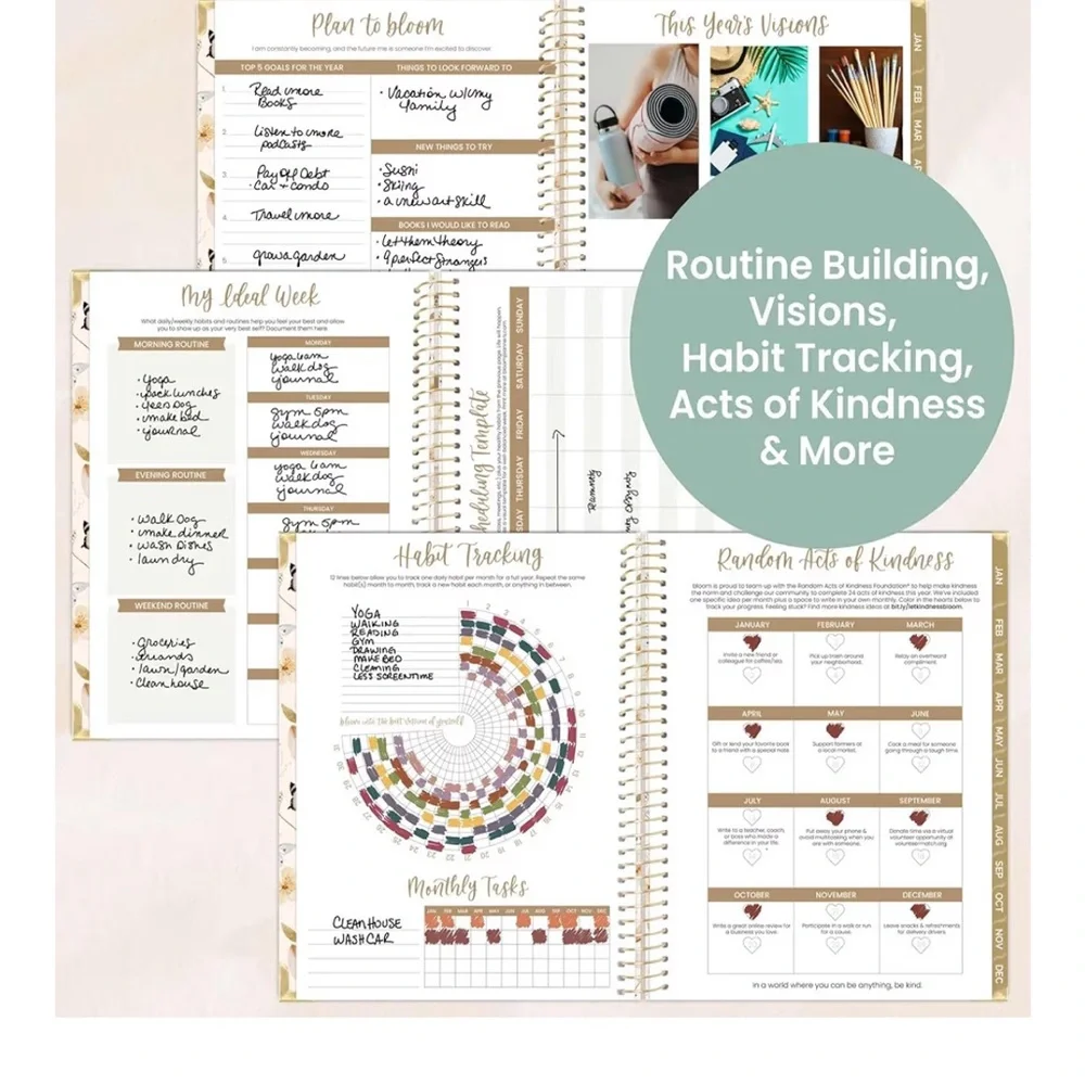 New 2026 Floral Planner Bloom Planners